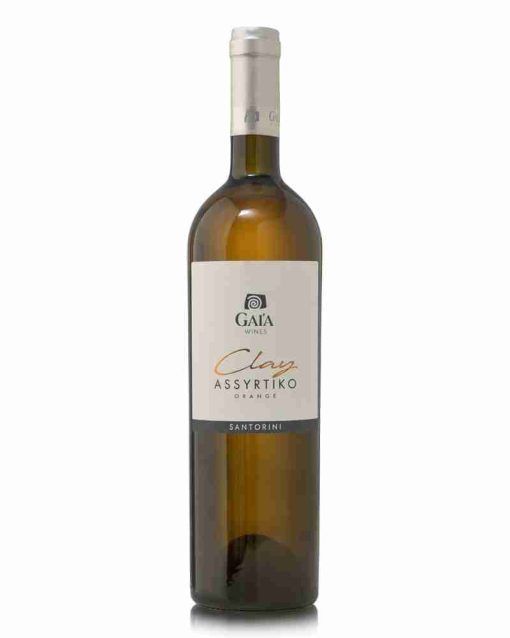 assyrtiko clay orange wine gaia wines shelved wine 1