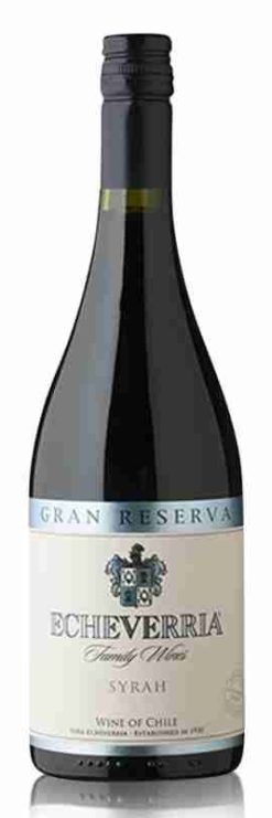 Syrah, Gran Reserva, Viña Echeverría, red wine