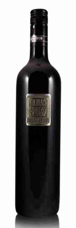 The Black Shiraz, Metal Label , Berton Vineyard, red wine