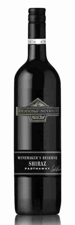 The Black Shiraz, Winemakers Reserve, Berton Vineyard, red wine