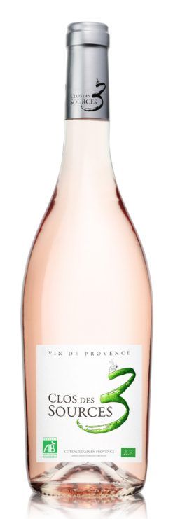 coteaux-d-aix-en-provence-organic-rose-clos-des-trois-sources-shelved-wine