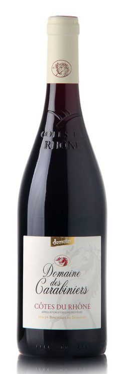 cotes-du-rhone-domaine-des-carabiniers-shelved-wine