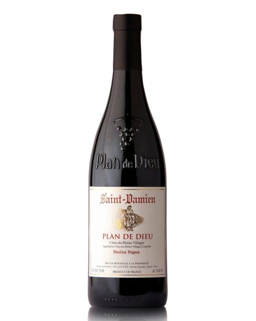 cotes-du-rhone-villages-plan-de-dieu-vieilles-vignes-domaine-saint-damien-shrlved-wine