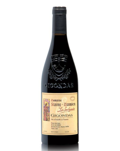 gigondas-les-souteyrades-domaine-saint-damien-shelved-wine