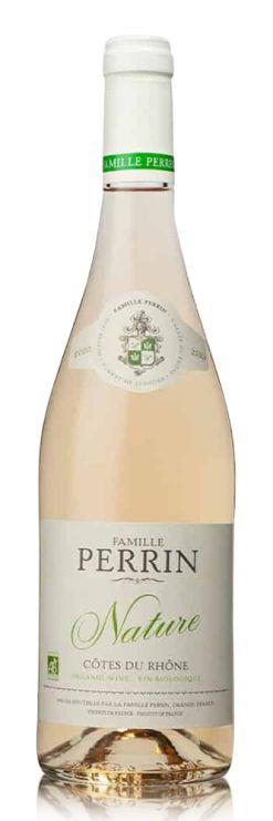 organic-cotes-du-rhone-rosé-famille-perrin-nature-shelved-wine