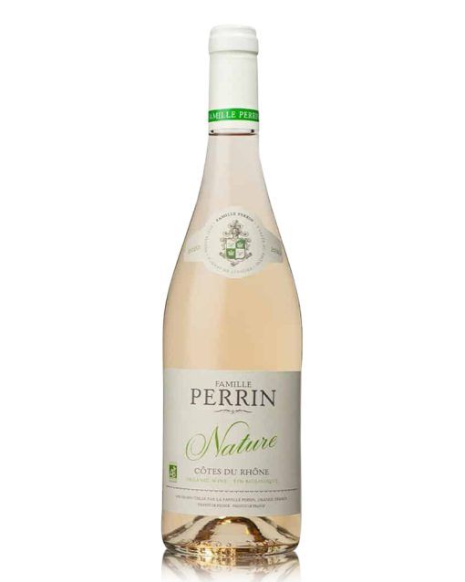 organic-cotes-du-rhone-rosé-famille-perrin-nature-shelved-wine