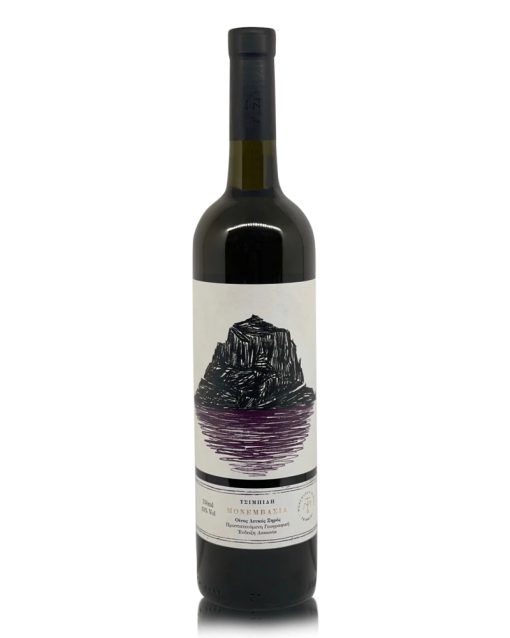 monemvasia-white-dry-laconia-monemvasia-winery-tsibidi-shelved-wine