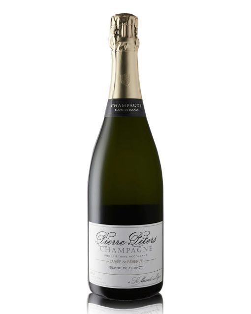 champagne-cuvee-de-reserve-blanc-de-blancs-pierre-peters-shelved-wine